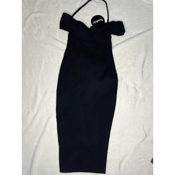 Nookie Athena Off Shoulder Midi Sz XS - Picture 3 of 6